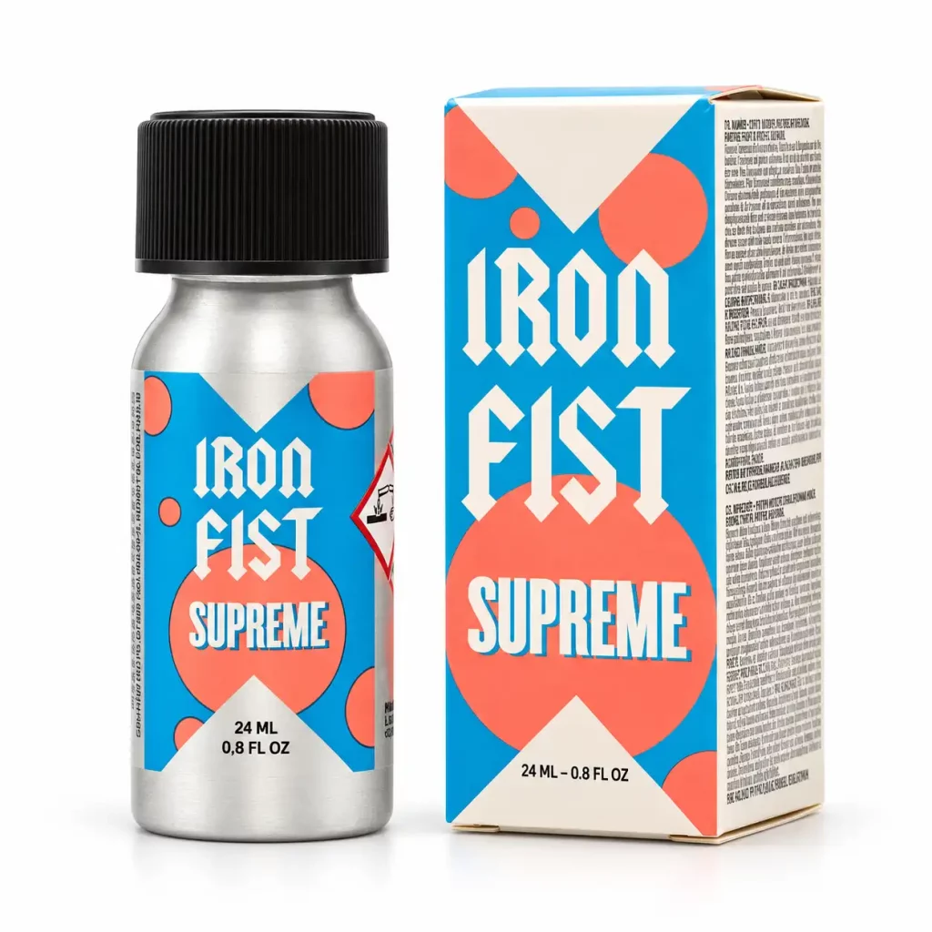 Poppers Iron Fist Supreme 24 ml Pentyle Butanol – grand flacon aluminium
