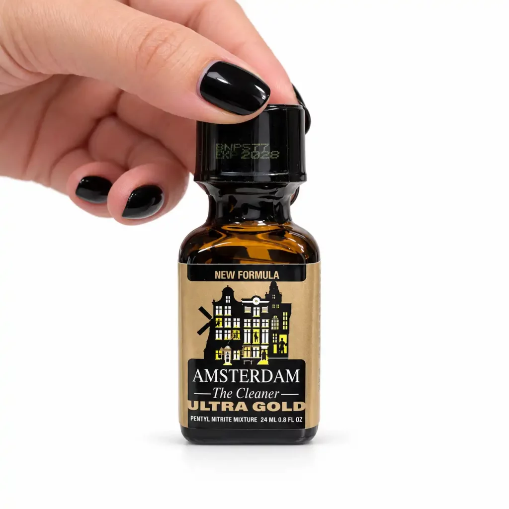 poppers amsterdam ultra gold 24 ml a base de pentyle
