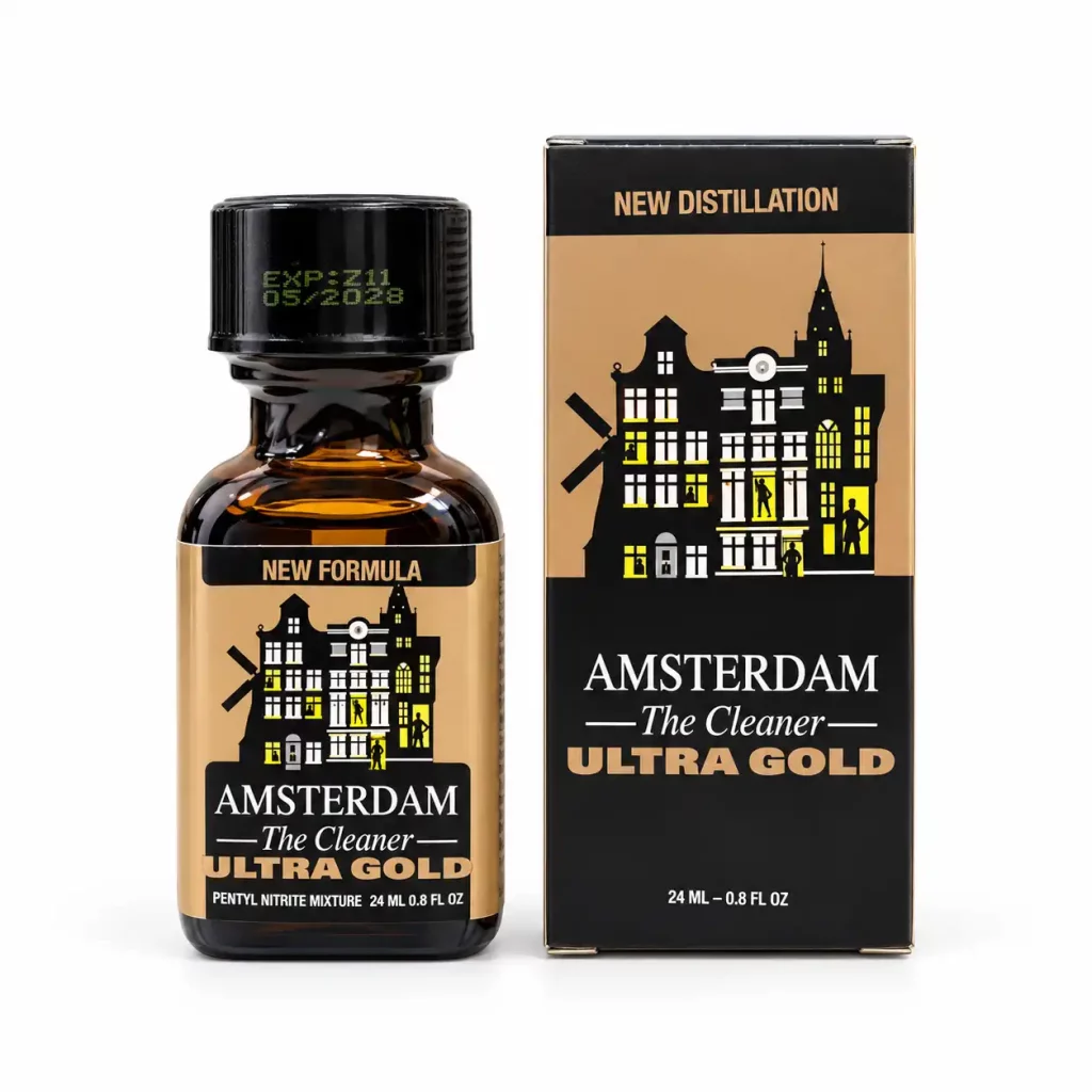 poppers amsterdam ultra gold 24 ml a base de pentyle