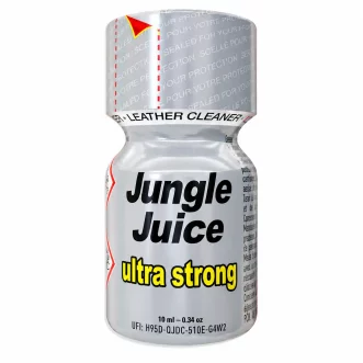 Un poppers pentyle au format compact, à découvrir parmi les différentes versions Jungle Juice Ultra Strong.