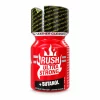 Poppers Rush Ultra Strong Butanol 10 ml, flacon rouge avec formulation au butanol.